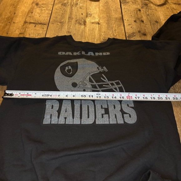 Vintage Starter Oakland Los Angeles Raiders Crewneck Sweatshirt NFL - Picture 9 of 10